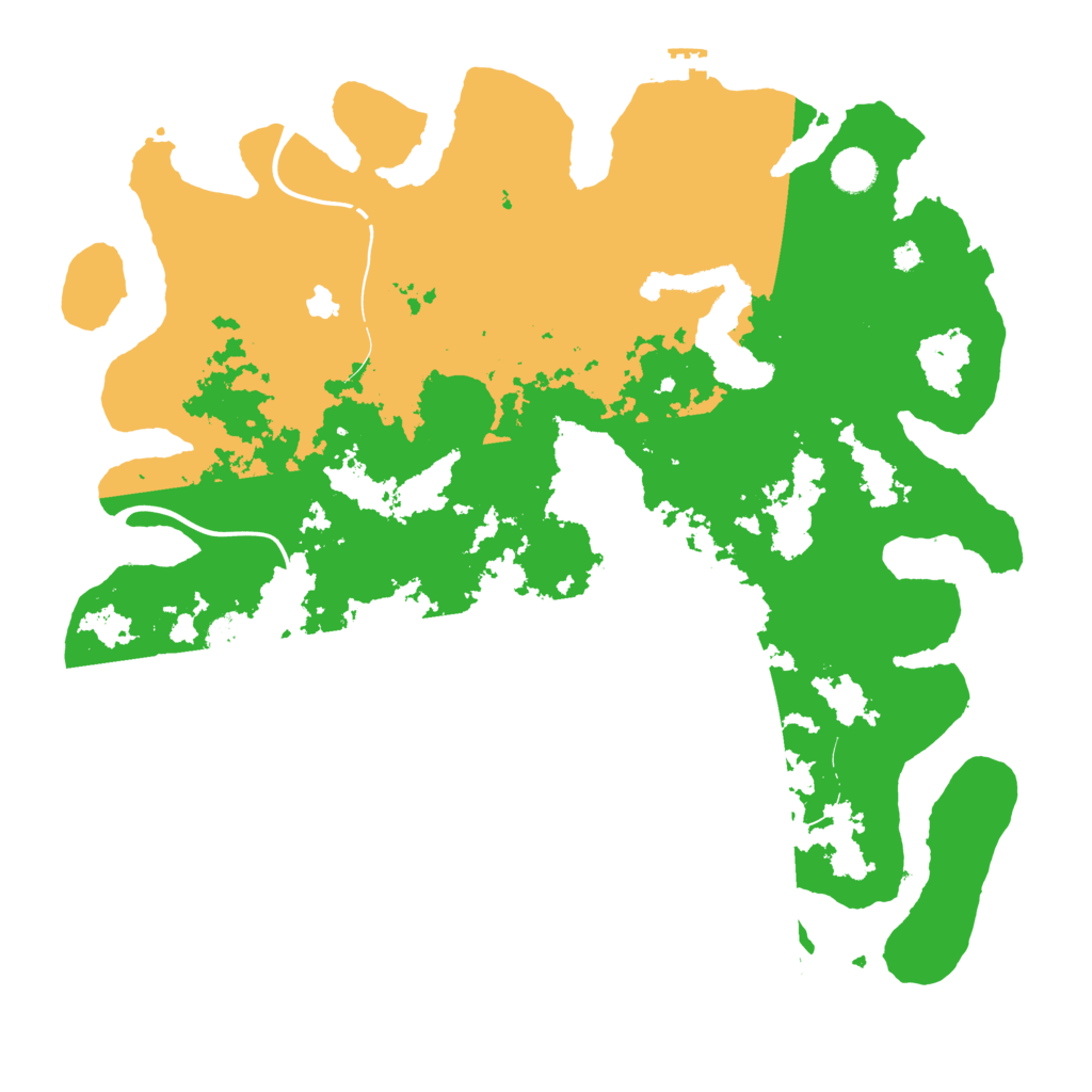 Biome Rust Map: Procedural Map, Size: 4250, Seed: 1228781212