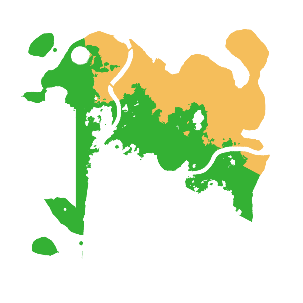 Biome Rust Map: Procedural Map, Size: 3000, Seed: 24251912