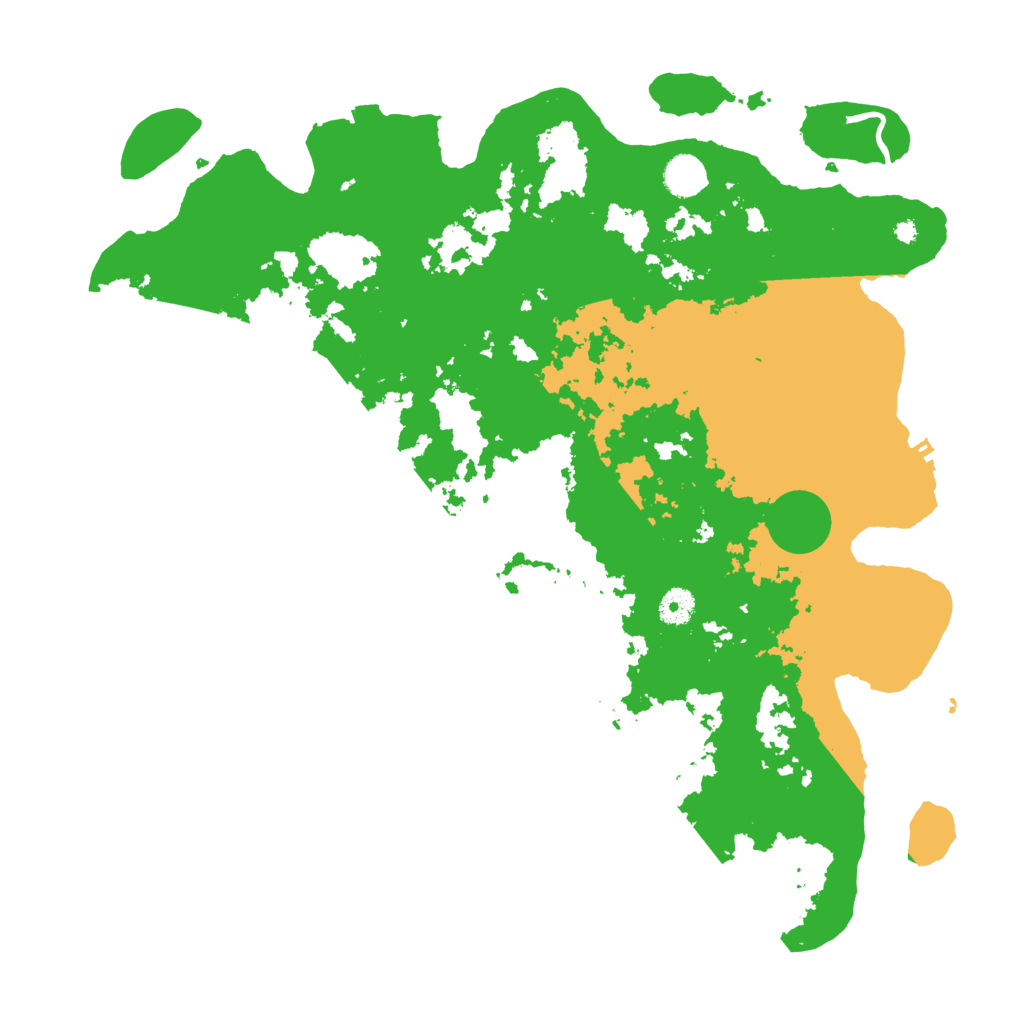 Biome Rust Map: Procedural Map, Size: 4250, Seed: 839378844