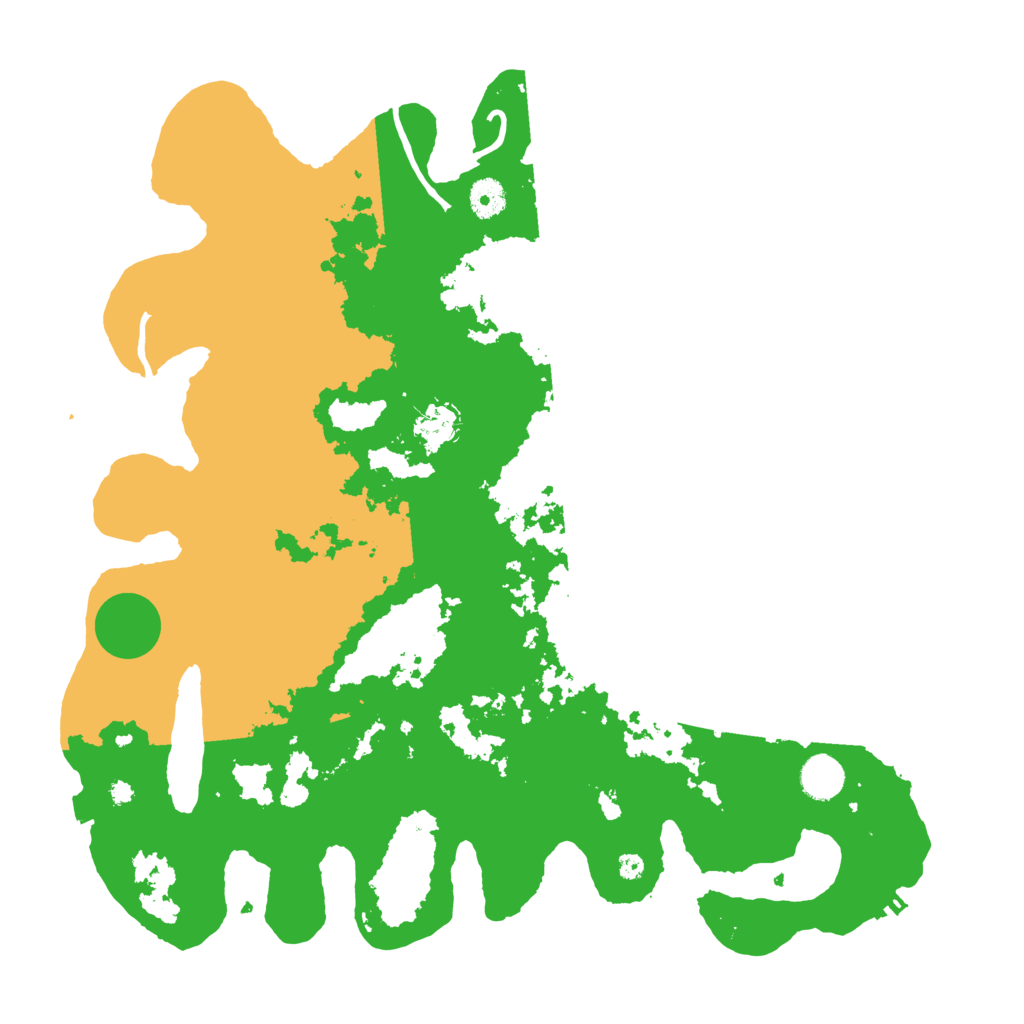 Biome Rust Map: Procedural Map, Size: 4096, Seed: 4206988