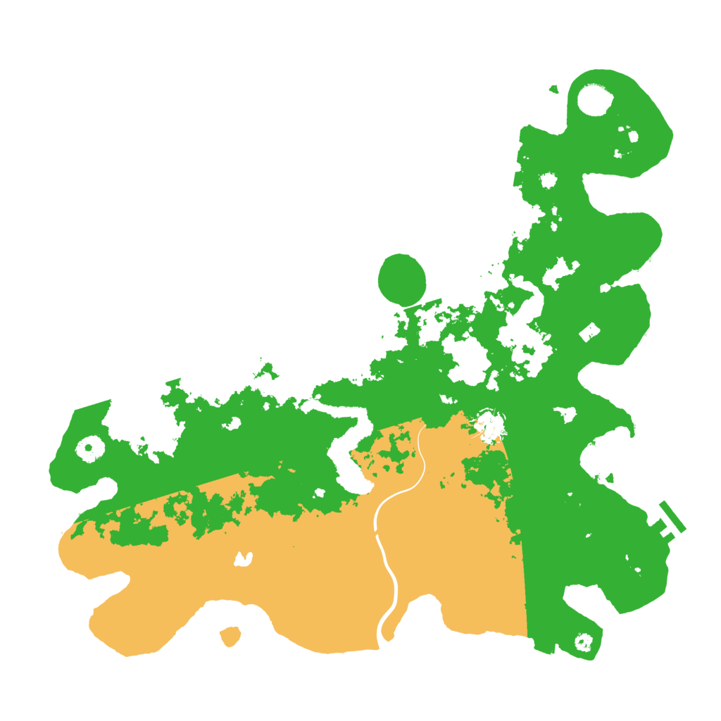Biome Rust Map: Procedural Map, Size: 4000, Seed: 445261087