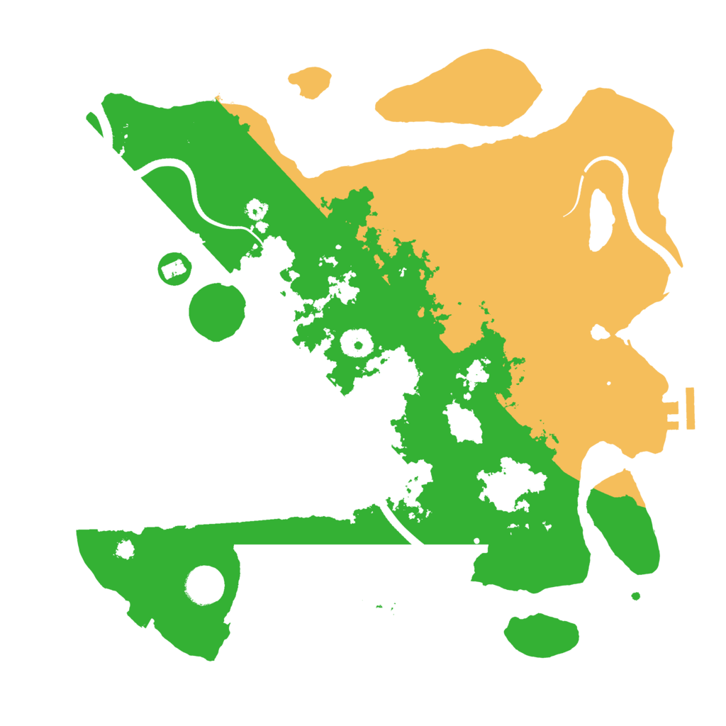 Biome Rust Map: Procedural Map, Size: 3500, Seed: 2147054822