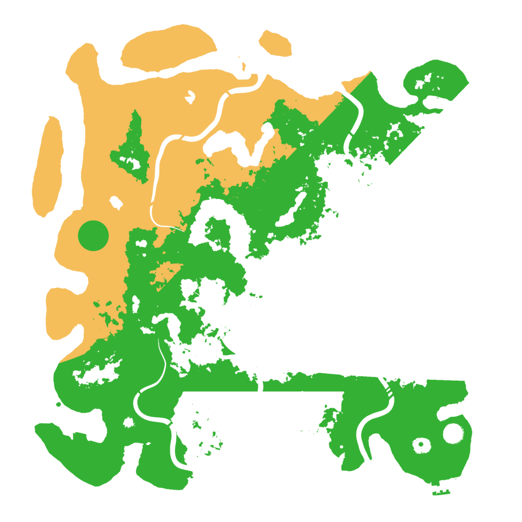 Biome Rust Map: Procedural Map, Size: 4500, Seed: 623144258