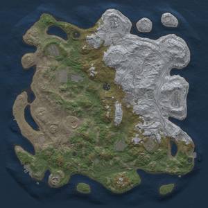 Thumbnail Rust Map: Procedural Map, Size: 4250, Seed: 1630161963, 19 Monuments