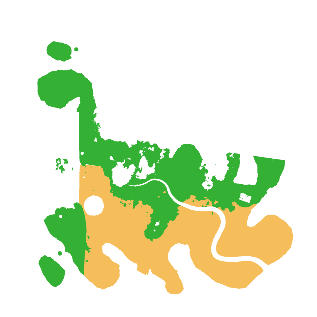 Biome Rust Map: Procedural Map, Size: 3000, Seed: 43796