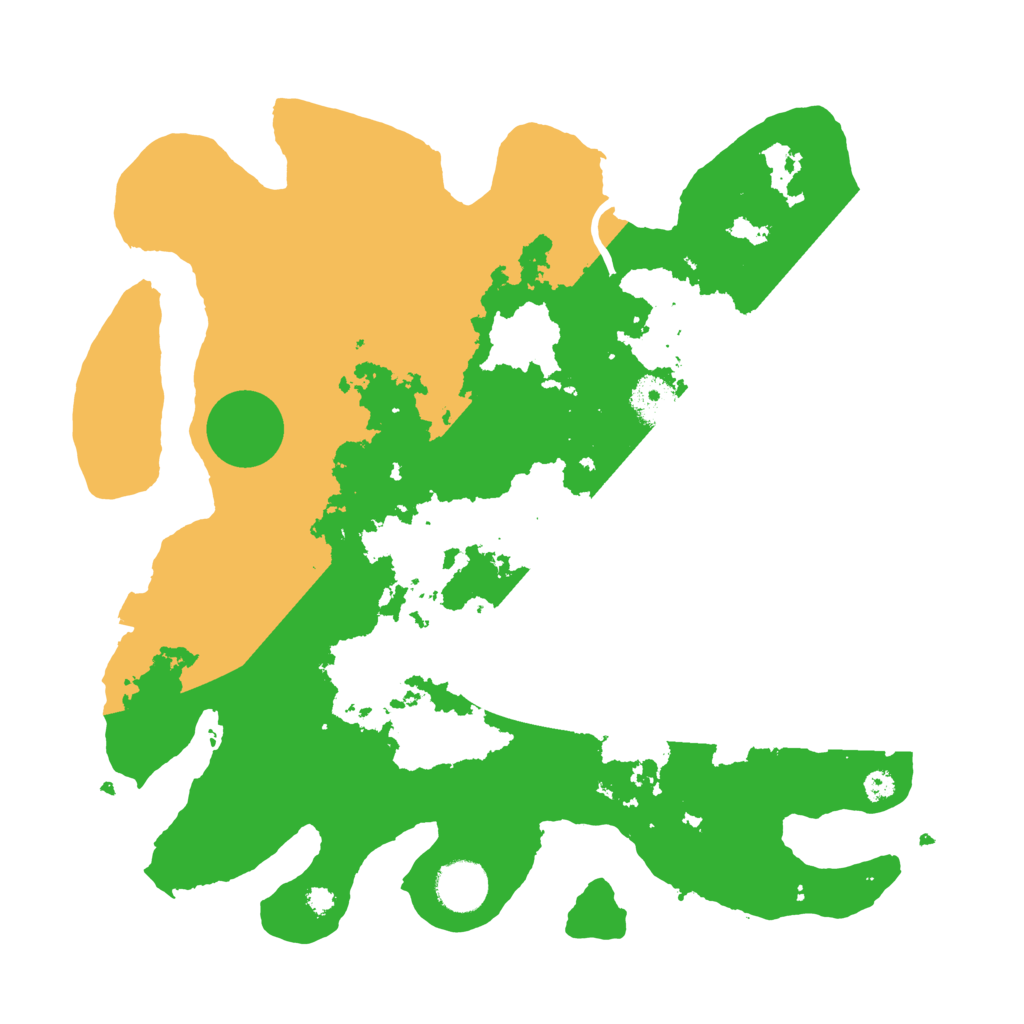 Biome Rust Map: Procedural Map, Size: 3500, Seed: 1459