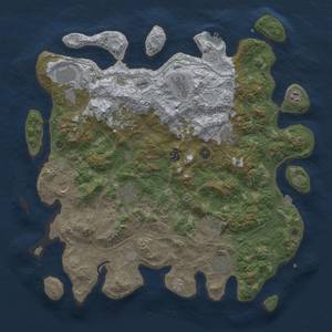 Thumbnail Rust Map: Procedural Map, Size: 4500, Seed: 1969540673, 18 Monuments