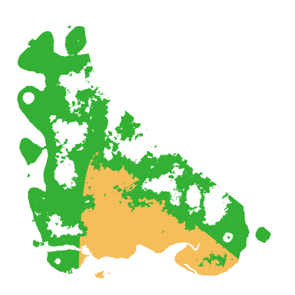 Biome Rust Map: Procedural Map, Size: 4500, Seed: 239677581