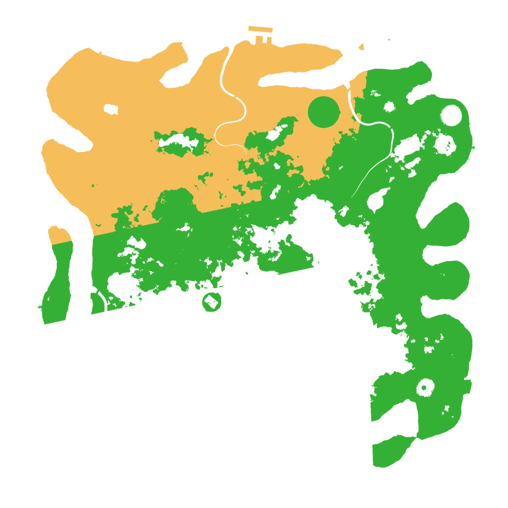 Biome Rust Map: Procedural Map, Size: 4250, Seed: 730546216