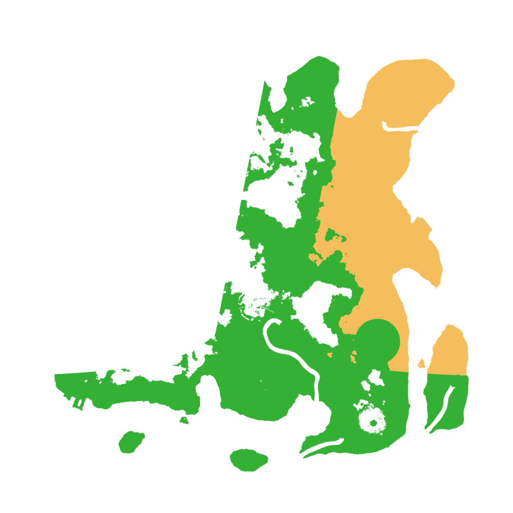 Biome Rust Map: Procedural Map, Size: 3000, Seed: 430133095