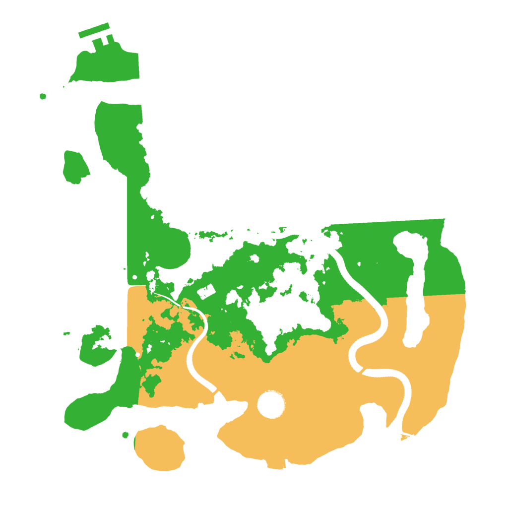 Biome Rust Map: Procedural Map, Size: 3250, Seed: 287147365