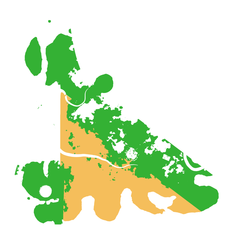 Biome Rust Map: Procedural Map, Size: 3500, Seed: 818763832