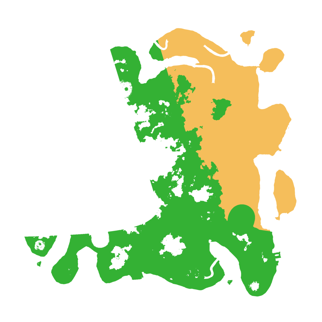Biome Rust Map: Procedural Map, Size: 3250, Seed: 348396921