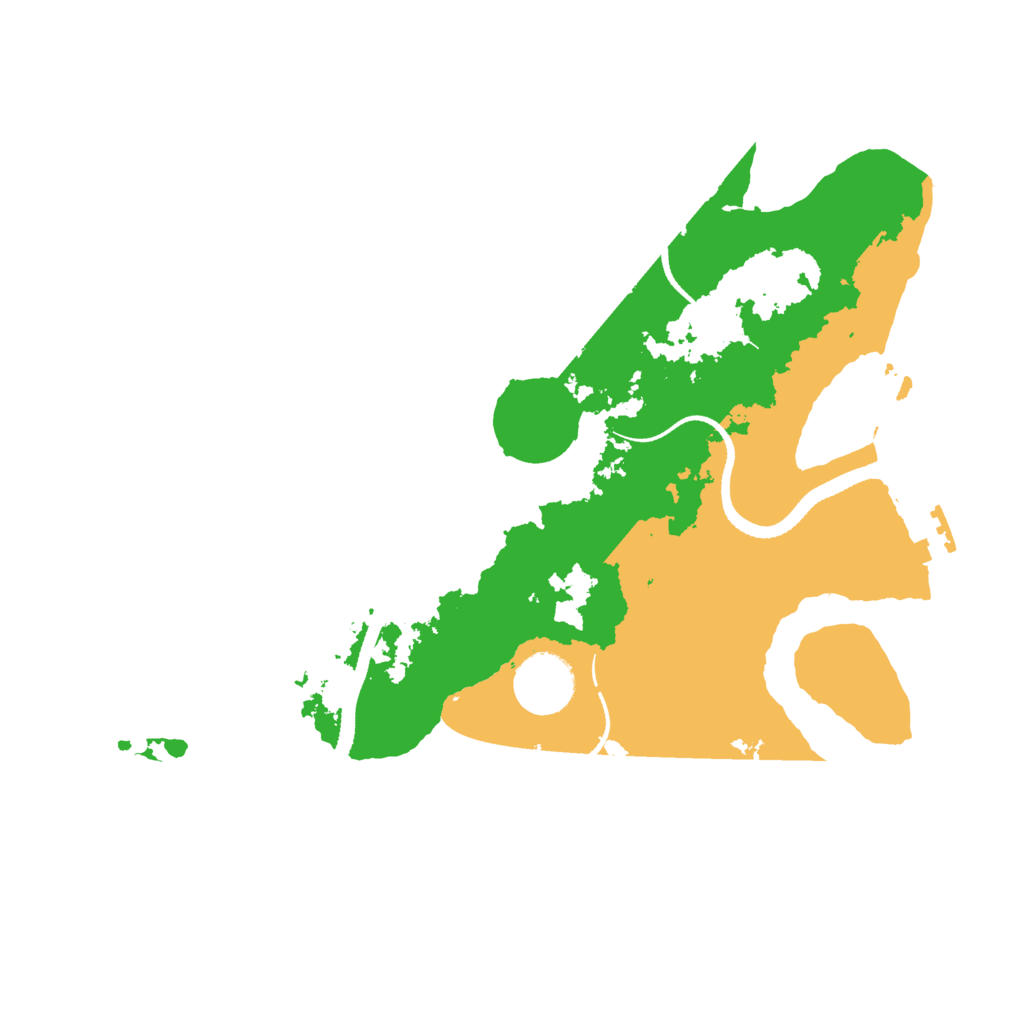 Biome Rust Map: Procedural Map, Size: 3200, Seed: 1872589152