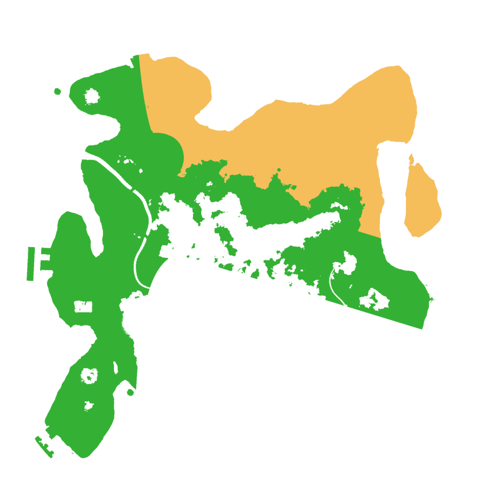 Biome Rust Map: Procedural Map, Size: 3000, Seed: 1271890818