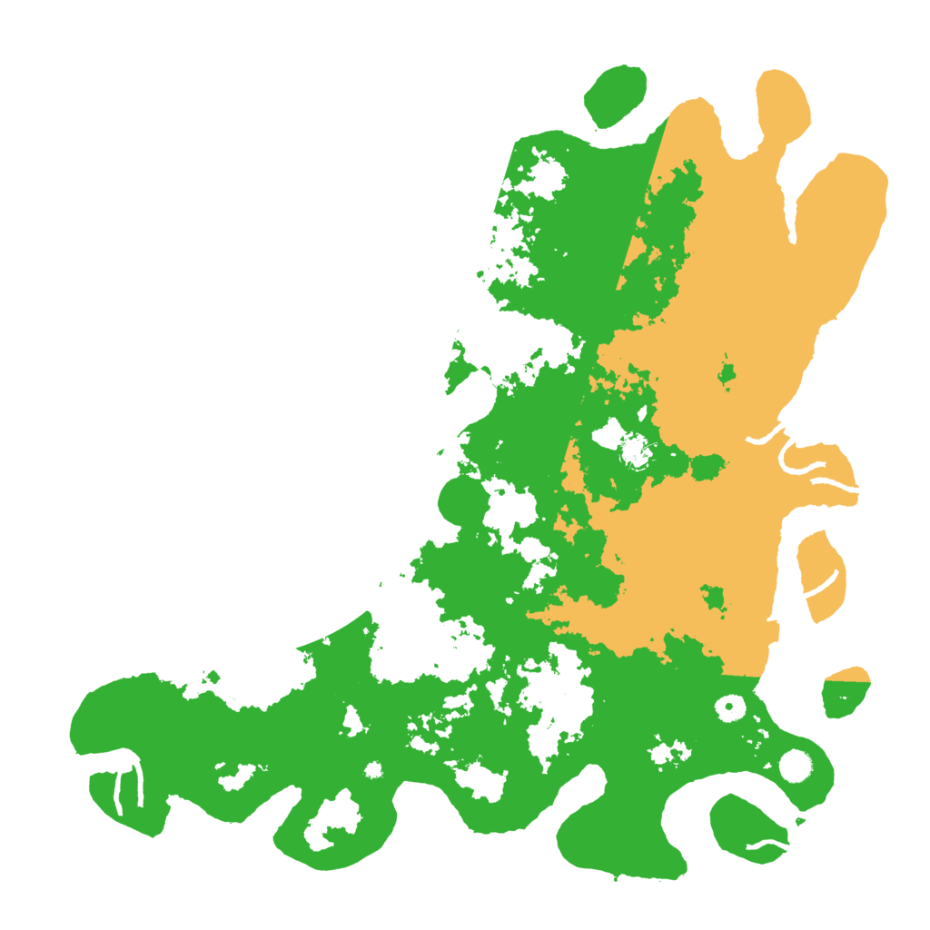 Biome Rust Map: Procedural Map, Size: 5000, Seed: 92261500