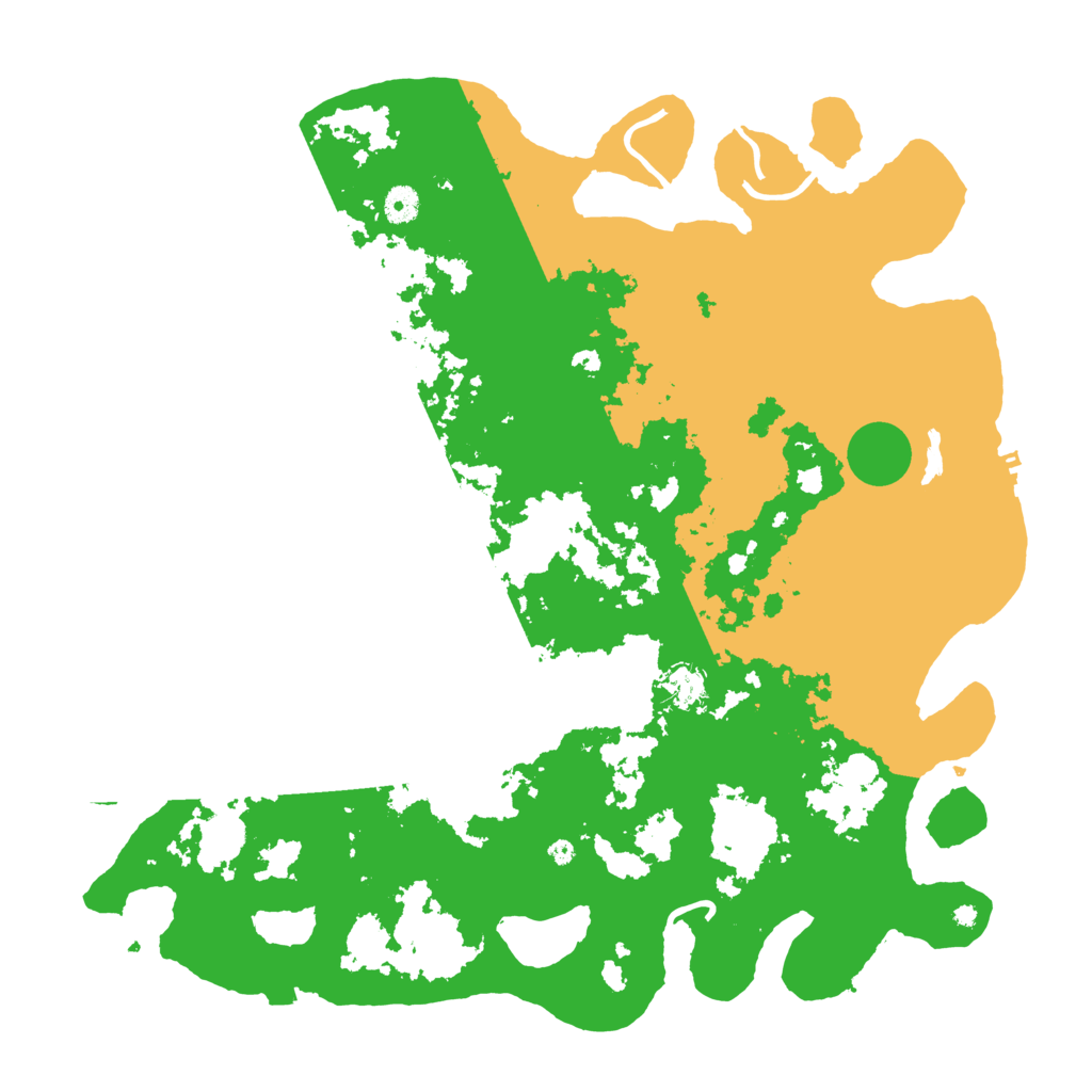 Biome Rust Map: Procedural Map, Size: 4500, Seed: 2131619342