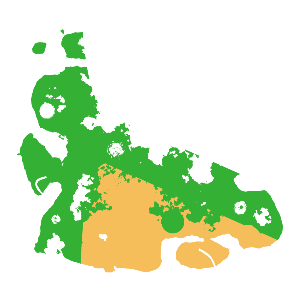 Biome Rust Map: Procedural Map, Size: 3500, Seed: 77252185