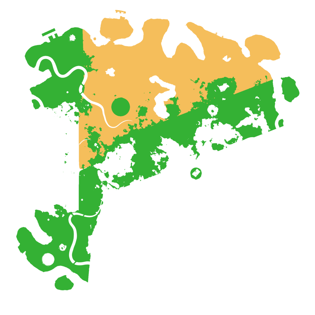 Biome Rust Map: Procedural Map, Size: 4500, Seed: 1836993371