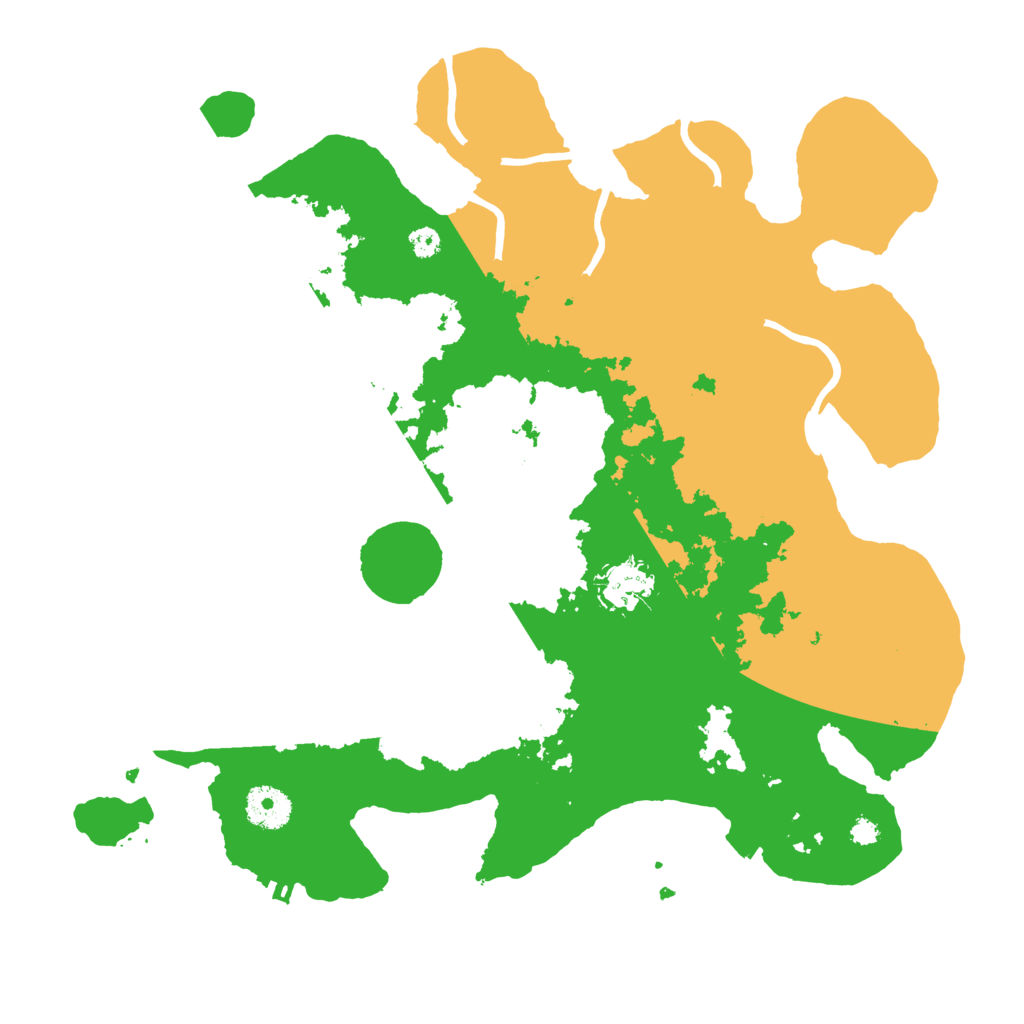 Biome Rust Map: Procedural Map, Size: 3500, Seed: 2024040424