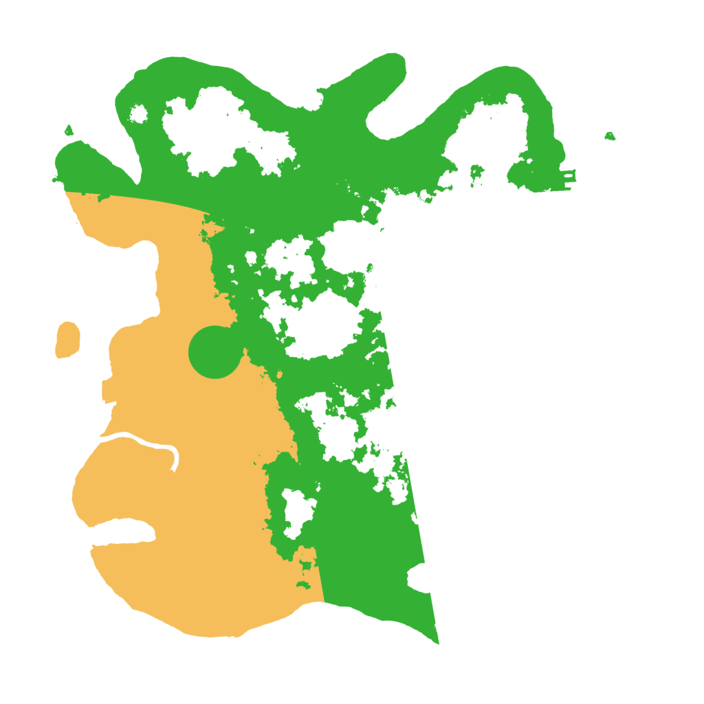 Biome Rust Map: Procedural Map, Size: 3500, Seed: 68456