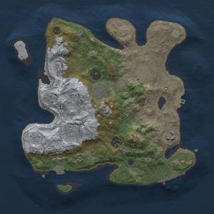 Thumbnail Rust Map: Procedural Map, Size: 3000, Seed: 166871380, 15 Monuments