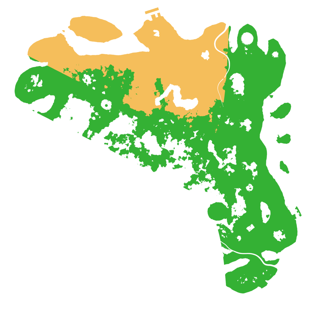 Biome Rust Map: Procedural Map, Size: 4500, Seed: 20240404