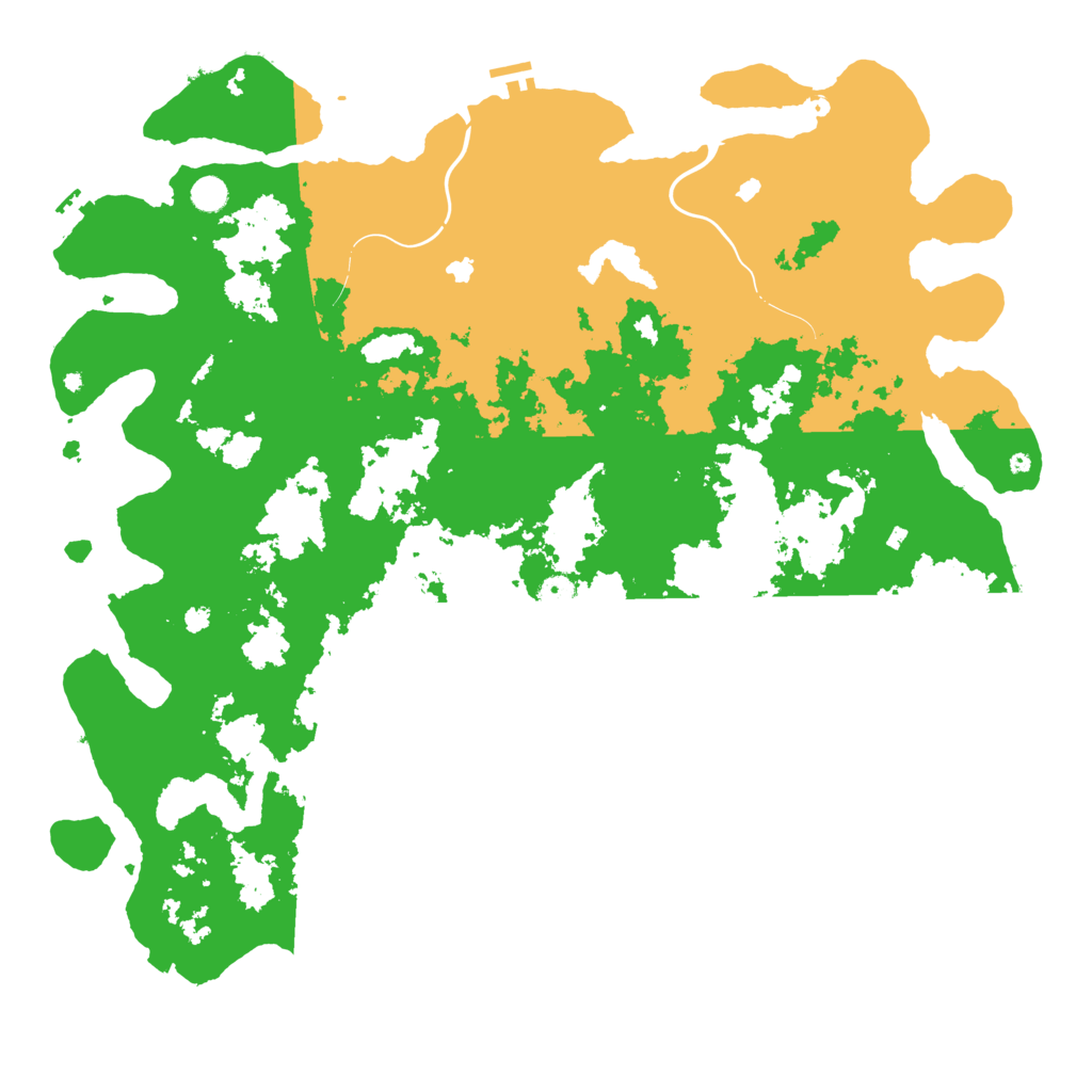 Biome Rust Map: Procedural Map, Size: 5250, Seed: 1948