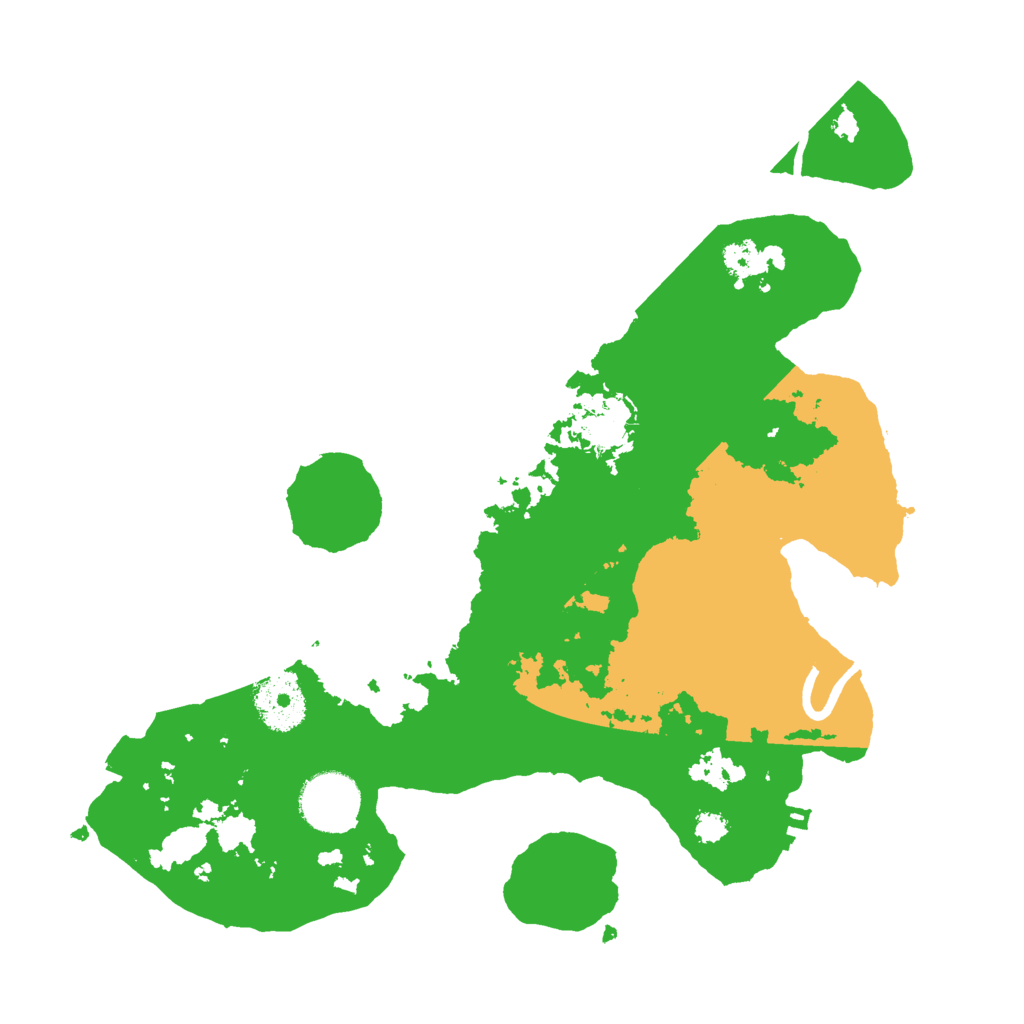 Biome Rust Map: Procedural Map, Size: 3000, Seed: 2035380424
