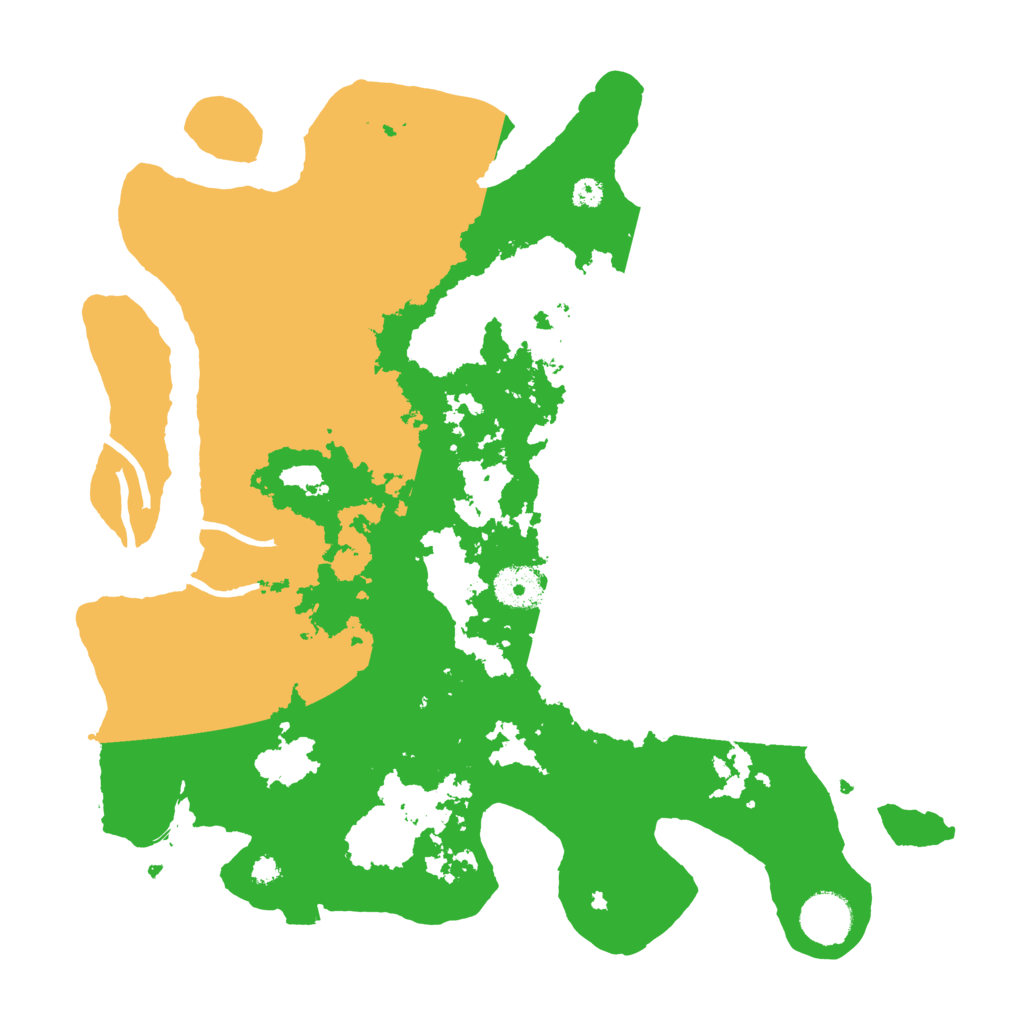 Biome Rust Map: Procedural Map, Size: 3500, Seed: 389732918