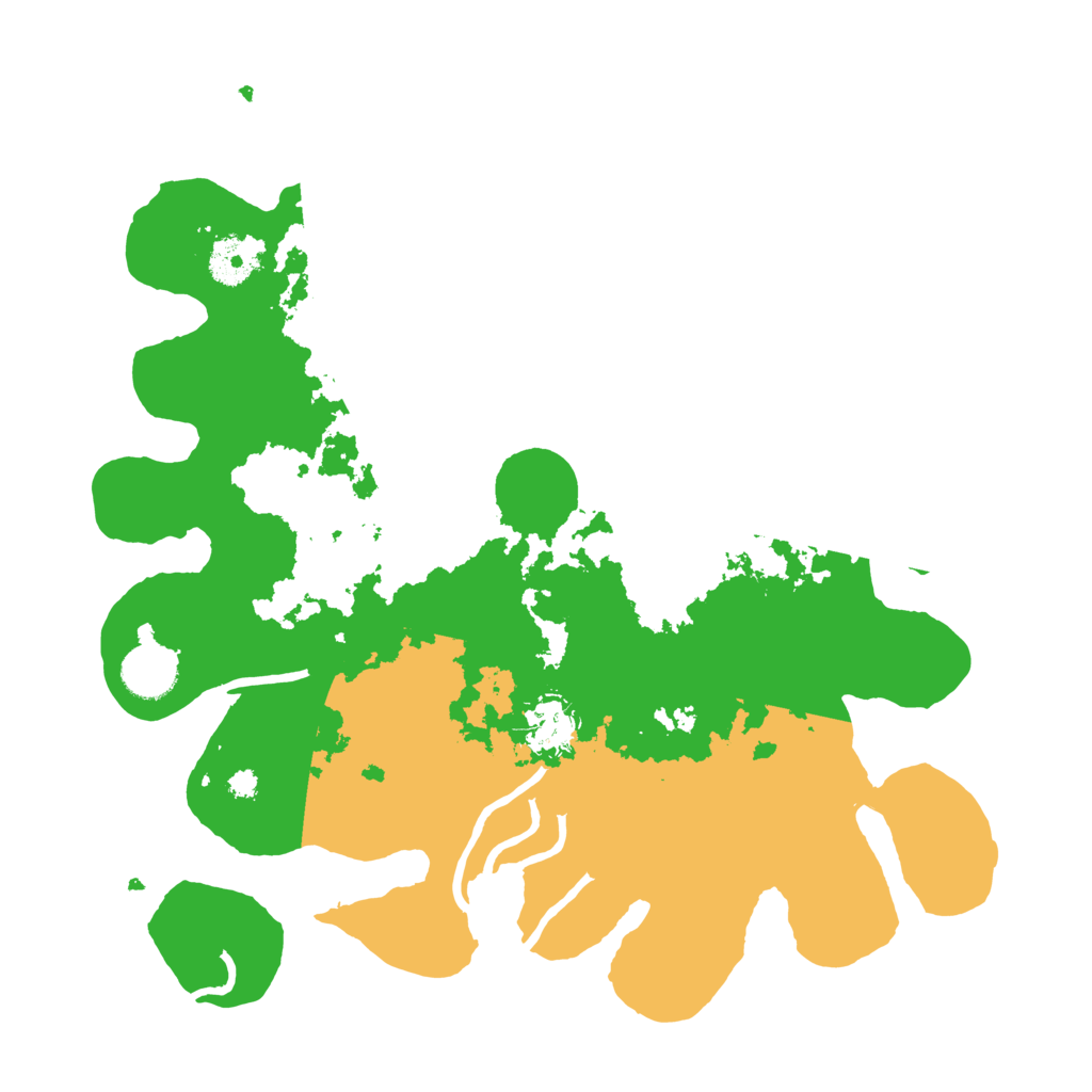 Biome Rust Map: Procedural Map, Size: 3500, Seed: 1104243201