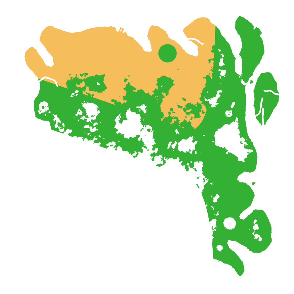 Biome Rust Map: Procedural Map, Size: 4250, Seed: 1724