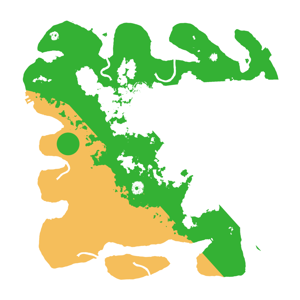 Biome Rust Map: Procedural Map, Size: 3500, Seed: 1048176480