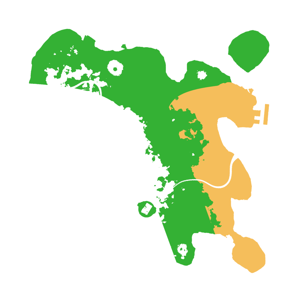 Biome Rust Map: Procedural Map, Size: 3000, Seed: 497909862