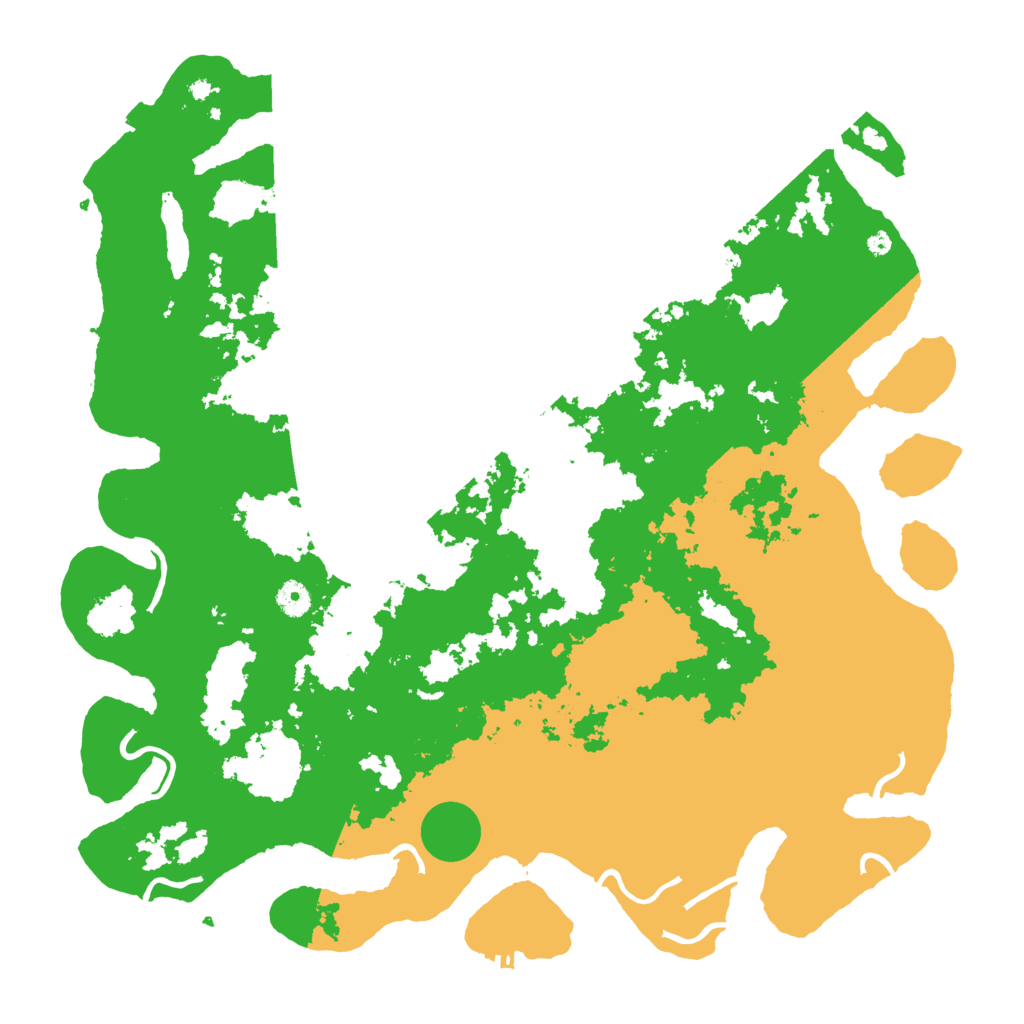 Biome Rust Map: Procedural Map, Size: 4500, Seed: 688351093