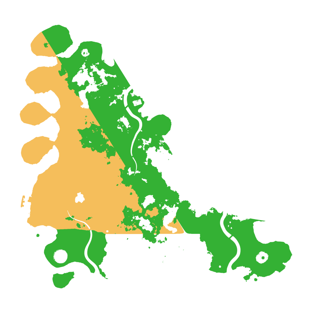 Biome Rust Map: Procedural Map, Size: 4000, Seed: 1441529624