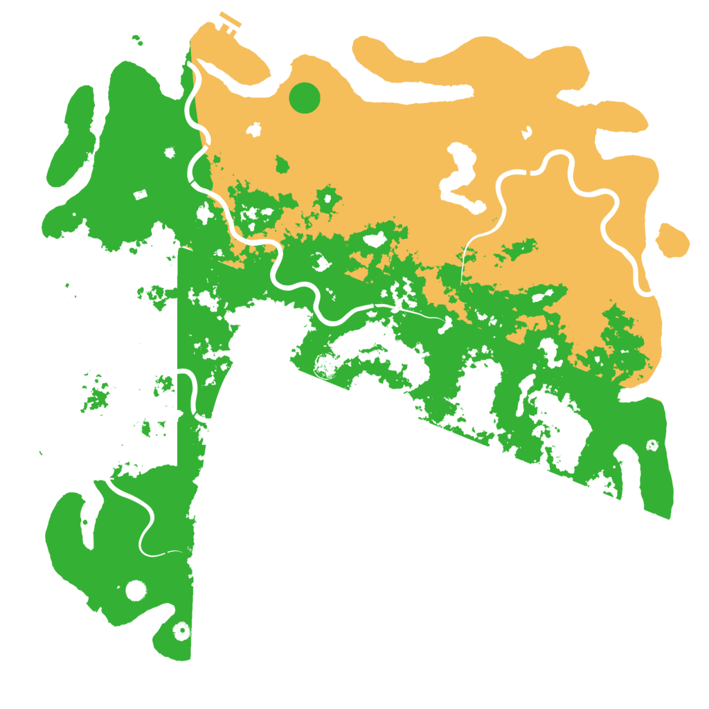 Biome Rust Map: Procedural Map, Size: 6000, Seed: 76855638