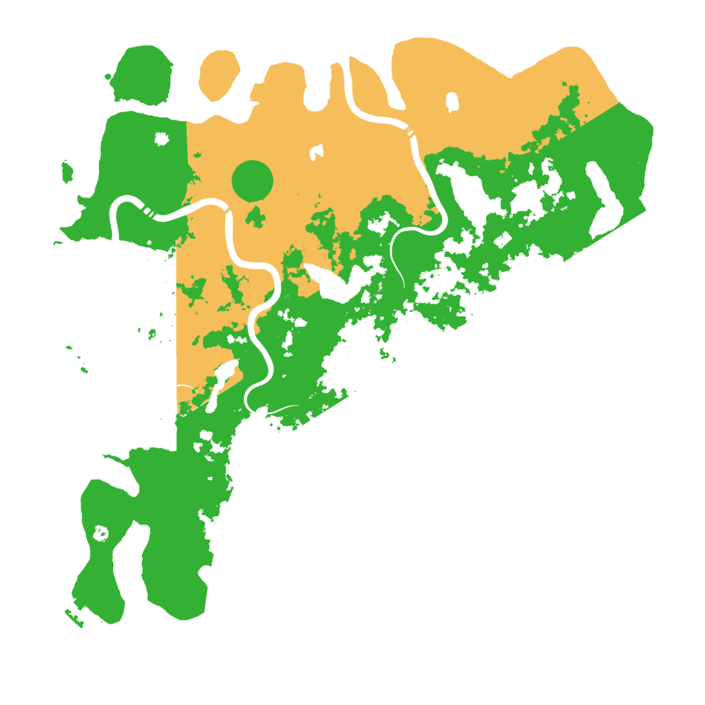 Biome Rust Map: Procedural Map, Size: 4500, Seed: 1036315813