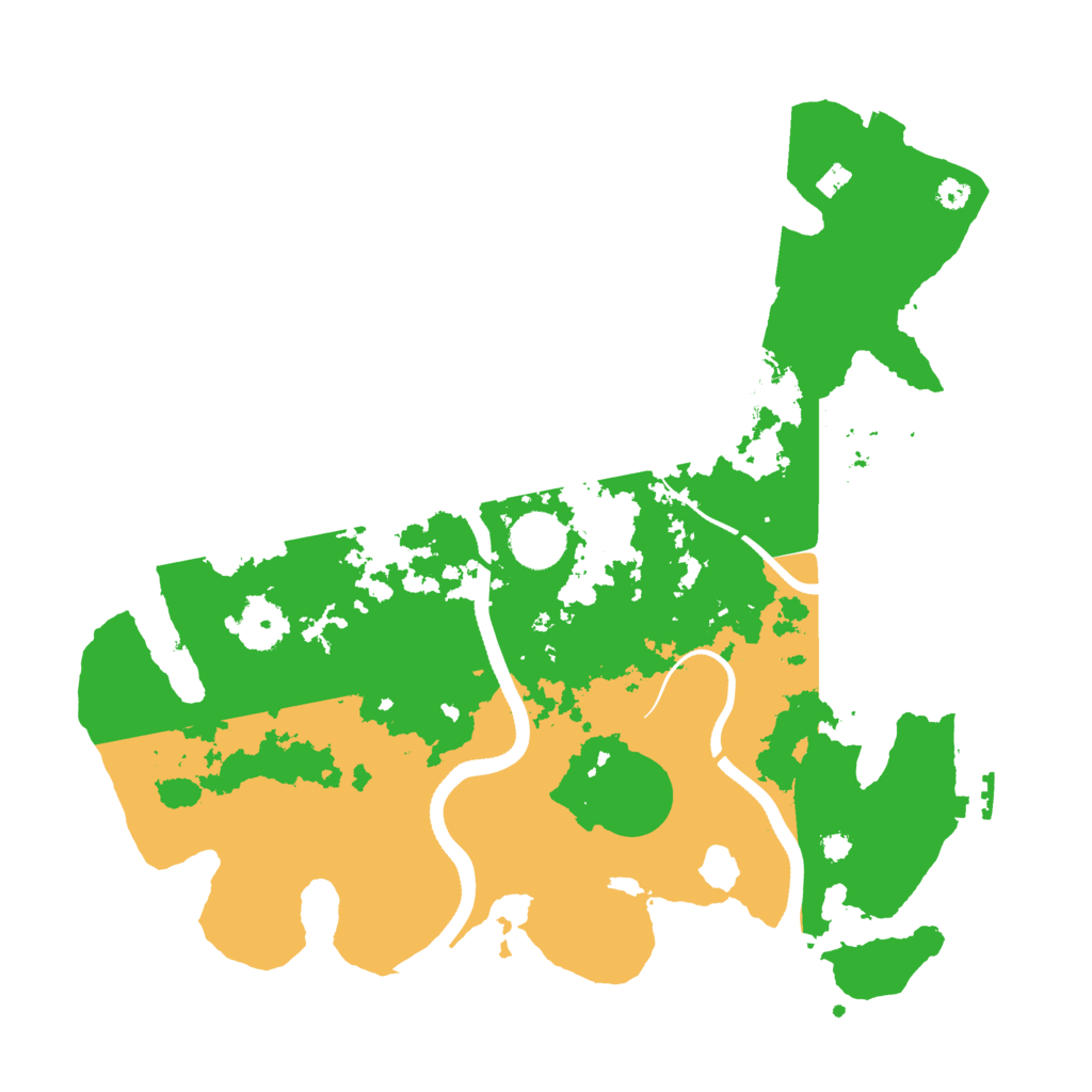 Biome Rust Map: Procedural Map, Size: 3500, Seed: 1918252258