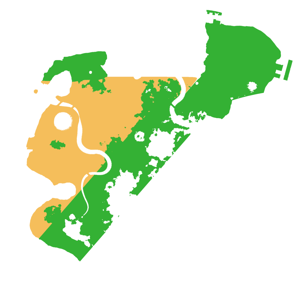 Biome Rust Map: Procedural Map, Size: 3000, Seed: 280908022