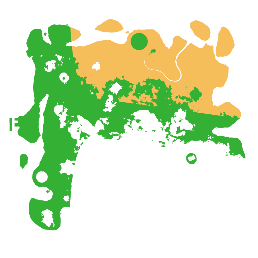 Biome Rust Map: Procedural Map, Size: 4000, Seed: 1848933
