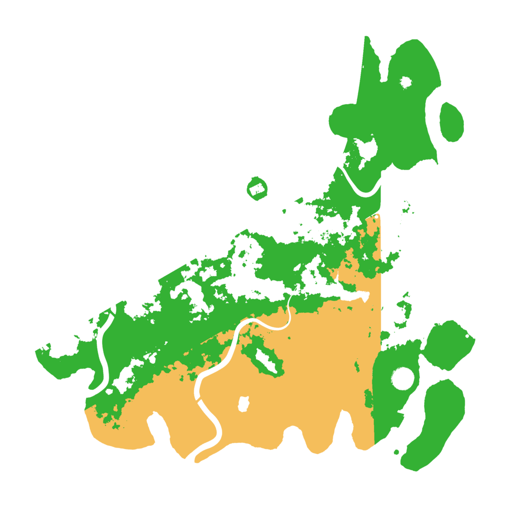 Biome Rust Map: Procedural Map, Size: 4000, Seed: 1234766546