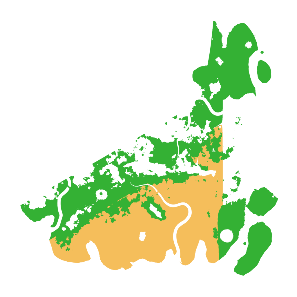 Biome Rust Map: Procedural Map, Size: 4000, Seed: 1234766546