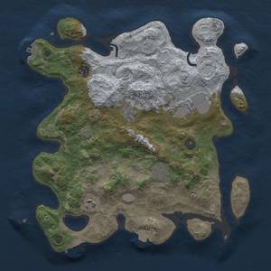 Thumbnail Rust Map: Procedural Map, Size: 3500, Seed: 854759812, 13 Monuments