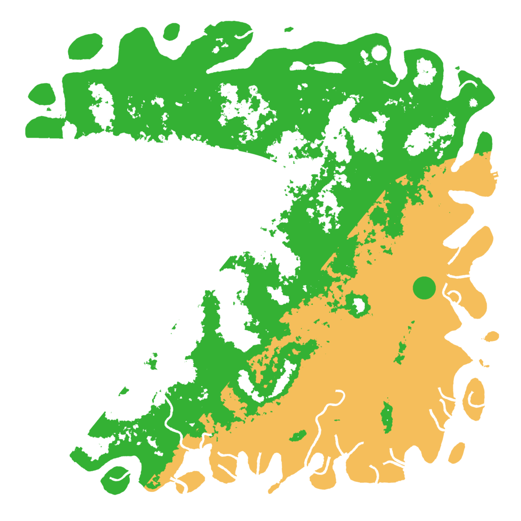 Biome Rust Map: Procedural Map, Size: 6000, Seed: 1186557041