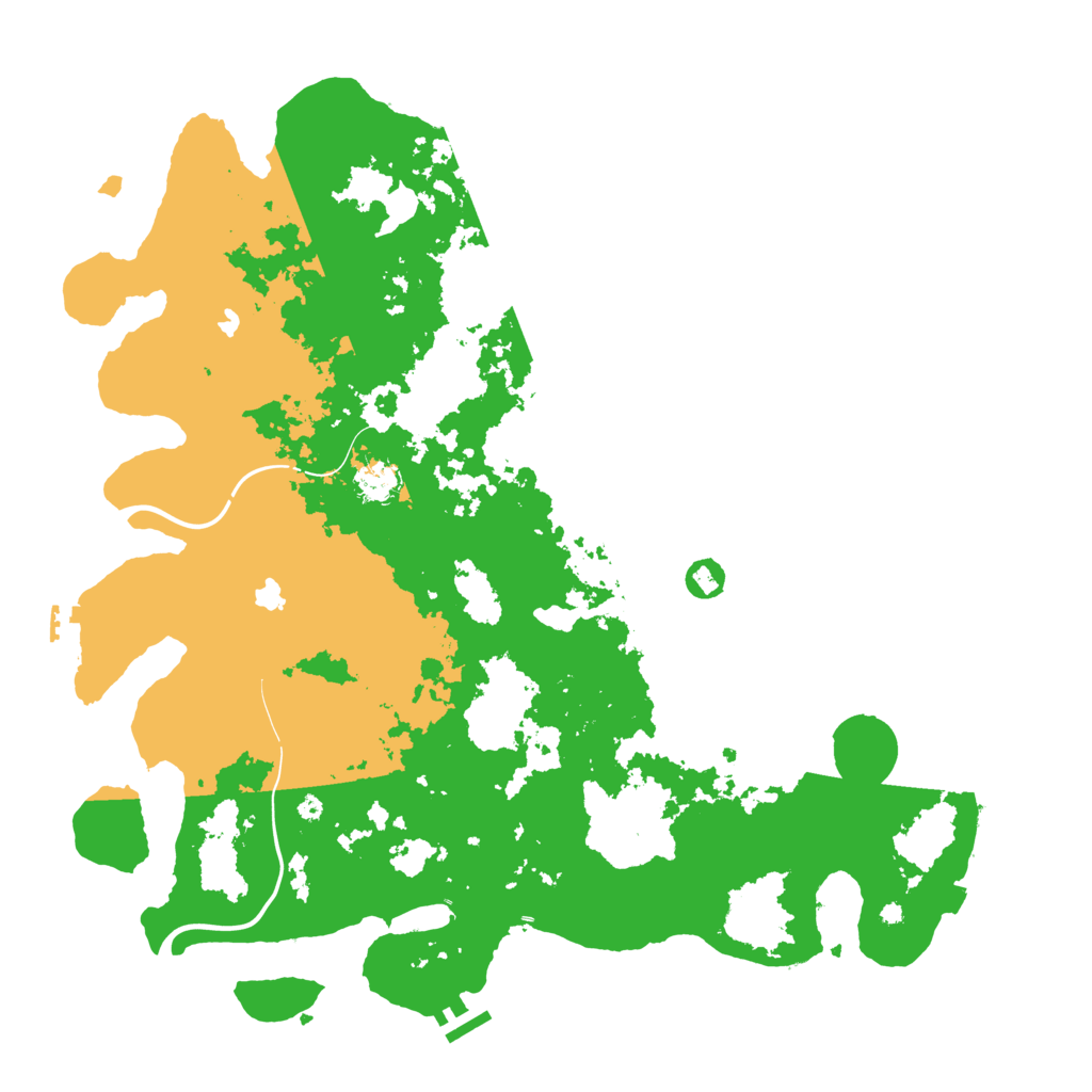 Biome Rust Map: Procedural Map, Size: 4500, Seed: 1527391124