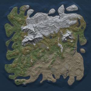 Thumbnail Rust Map: Procedural Map, Size: 5000, Seed: 802568646, 19 Monuments
