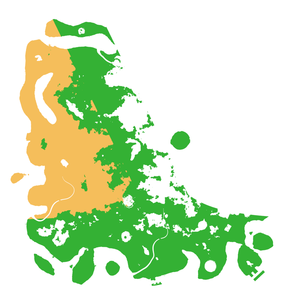 Biome Rust Map: Procedural Map, Size: 4500, Seed: 1274588599