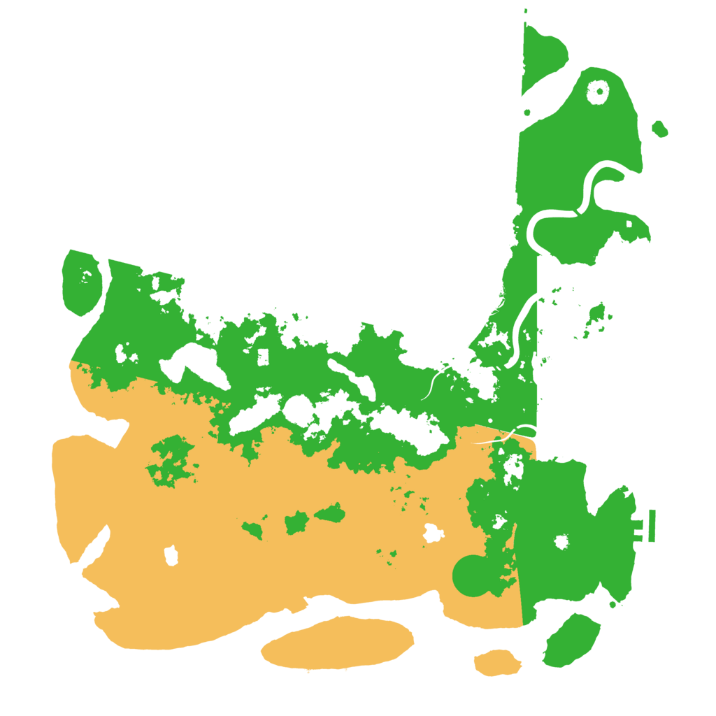 Biome Rust Map: Procedural Map, Size: 4500, Seed: 27628760