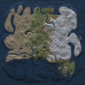 Thumbnail Rust Map: Procedural Map, Size: 4250, Seed: 1903180369, 15 Monuments